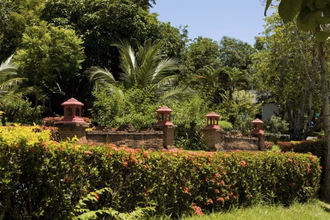 Resort landscape.